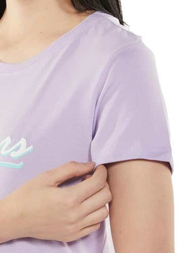 Skechers Women's Flower Doodle Branding TEE (TS0093ID-PRPW_L)