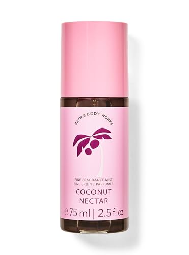 Bath & Body Works Coconut Nectar Travel Size Fine Fragrance Mist | 75 ml / 2.5 fl oz | Fragrance - Fruity & Bright | Gender - Unisex