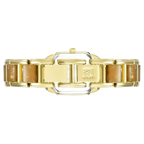 ANNE KLEIN Quartz 30 mm Brown Dial Acrylic Analog Watch for Women