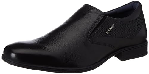 Hush Puppies Men's BOSTON SLIPON E 23 Slipon Formal Shoes (8556002_BLACK_10 UK)