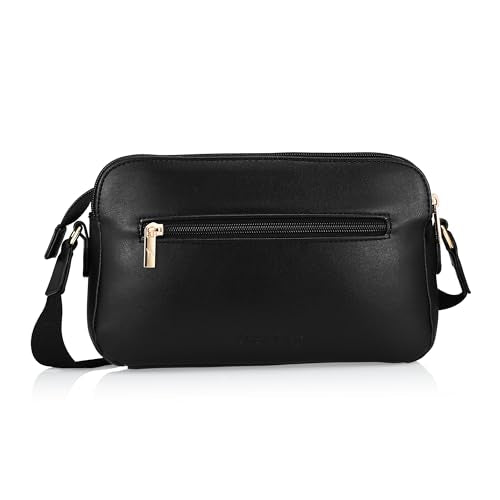 Fastrack Quilted Sling Bag for Women, Girls and Ladies | 3 Spacious Compartments with Quick Zipper Access Pockets
