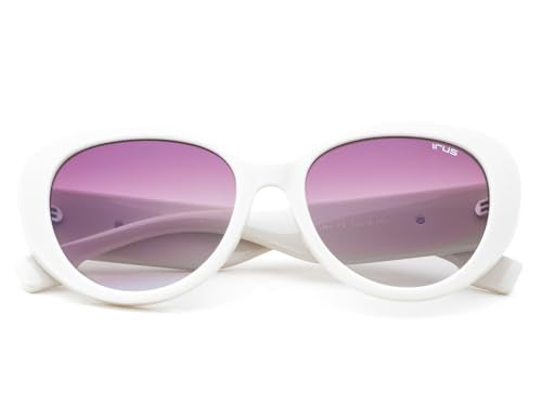 IRUS Women Oval sunglasses | 100% UV protection | Small Size | Brown Gradient Polycarbonate lens