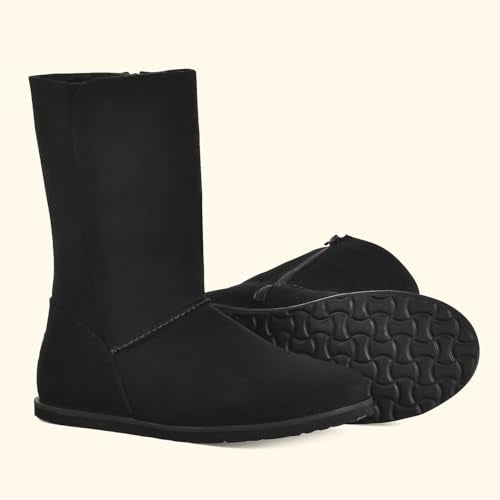 YOHO Slays Model 004 Uggs Boots for women | Plush fur lining | Incredibly soft against your skin | Stylish Casual Shoes|Comfortable Fit | Classic Black - UK 5