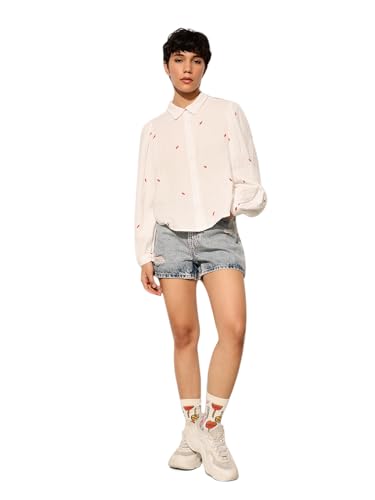ONLY Women Regular Fit White Shirt