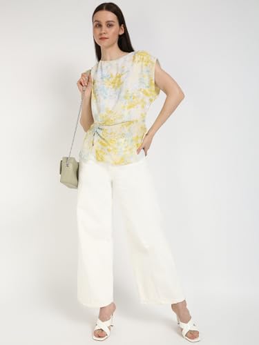 Calvin Klein Jeans Women's 0 Regular Fit T-Shirt (44B907G440_Blue