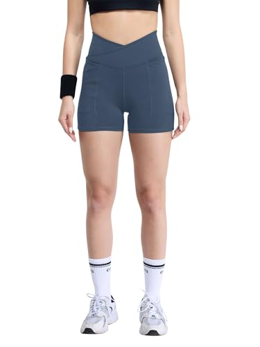 CAVA Steel Blue Hourglass Booty Shorts