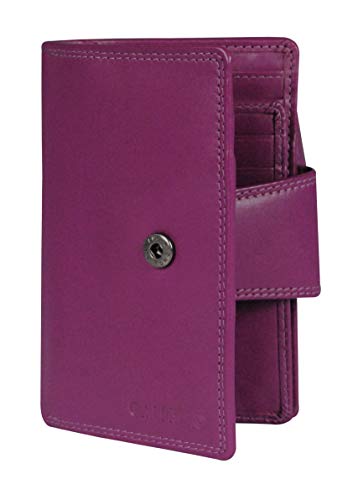 Calfnero Genuine Leather Women's Wallet (Pink)
