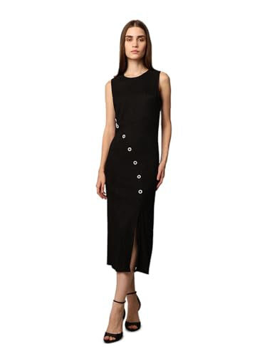 ONLY Women's Regular Fit Black Dress
