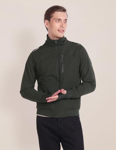 U.S. Polo Assn. Men's A-Line Coat (USJCK0409_Olive