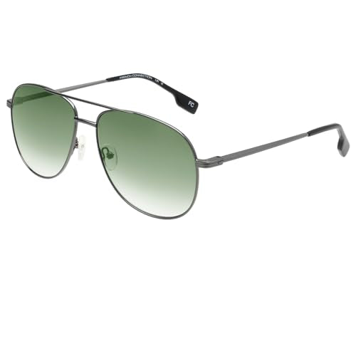 French Connection Gradient Aviator Men Sunglasses - (FC 7585 C3 S | 62 | Green Colour Lens)