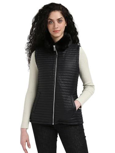 Calvin Klein Jeans Women's A-Line Coat (M4XTS419BLK_Black