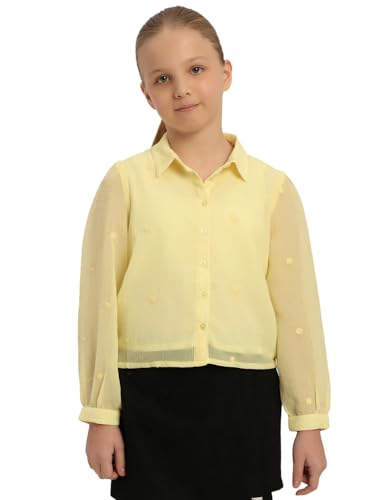VERO MODA Girl Regular Fit Yellow Shirt