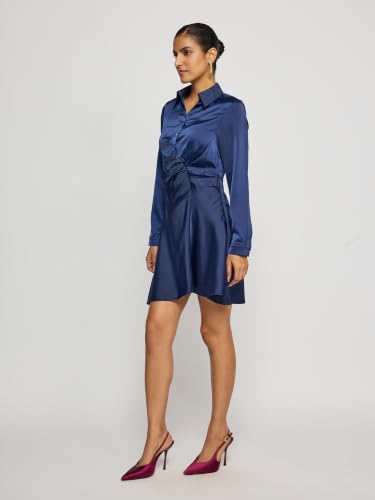 Label RITU KUMAR Navy Amour Short Dress