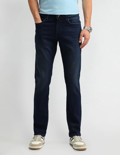 Arrow Sports Men's Slim Jeans (ASAIJN2776_Indigo