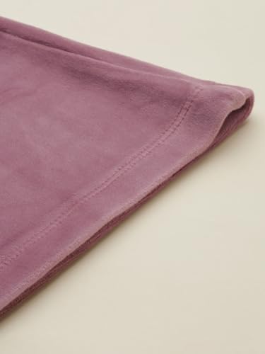 Girls Pink Solid Trousers