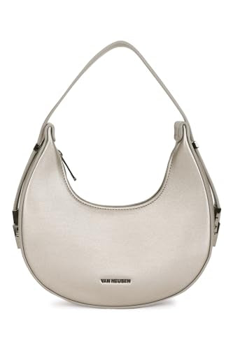 Van Heusen_Womens__Hobo Bag_(VWBGAWEVC00023_Silver_)