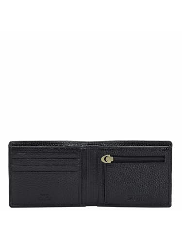 Da Milano Genuine Leather Black Bifold Mens Wallet (10510)