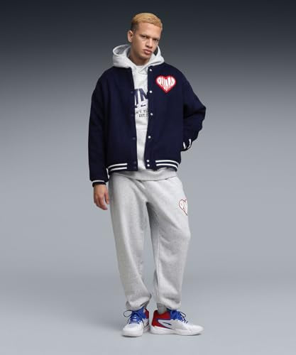 Puma, Men, Sticker Pack Varsity Jacket, Navy, XL, (63283201)