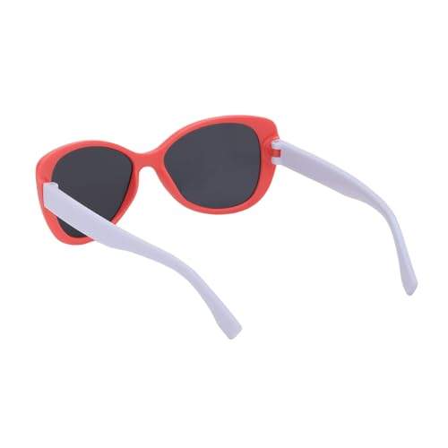 Carlton London Pink & White Toned UV Protected Lens Butterfly Sunglass for girl