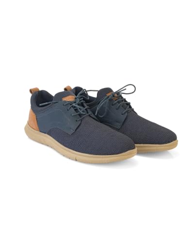 Men's Blue Perforated EVA Sole Slip On Casual Sneakers Shoes