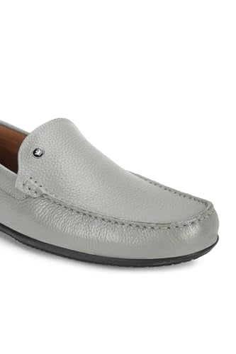 Louis Philippe Mens LPSCSMUFS00325 Grey Casual Slip-on Shoes - 43 EU (LPSCSMUFS00325)