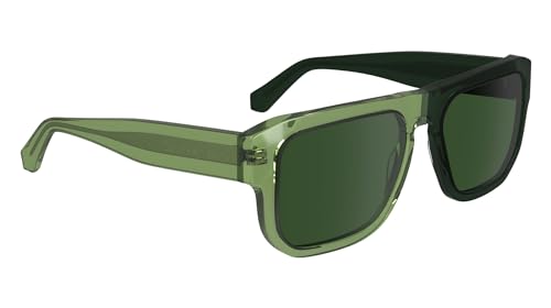 CALVIN KLEIN Men's CKJ24607S Sunglasses, Green to Dark Green, One Size, Green to Dark Green, One Size