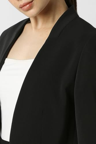 Van Heusen Women's Blazer (VWBZCRGP360439_Black
