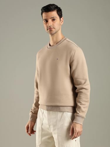 Tommy Hilfiger Solid Regular Fit Cotton Sweatshirt