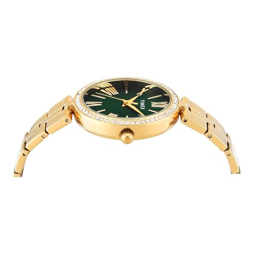 TIMEX Green Round Dial Analog Women's Watch - TWEL22501