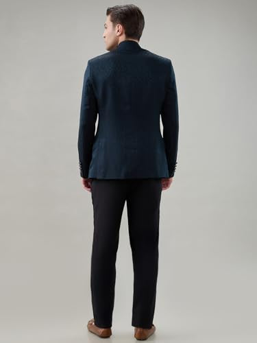 Raymond Green Jacquard Pattern Men Suit