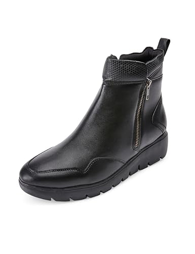 ELLE Women's Boot,Black,UK-6