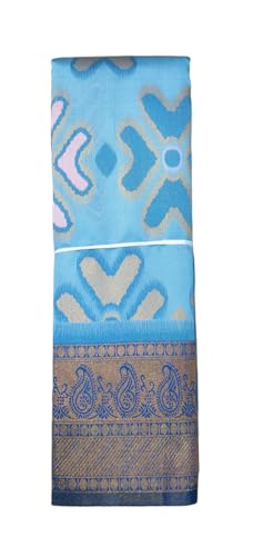 SREE KUMARAN Women's Kanchipuram Kubera Silk Pure Pattu Sarees With Blouse (VSK3267-3)