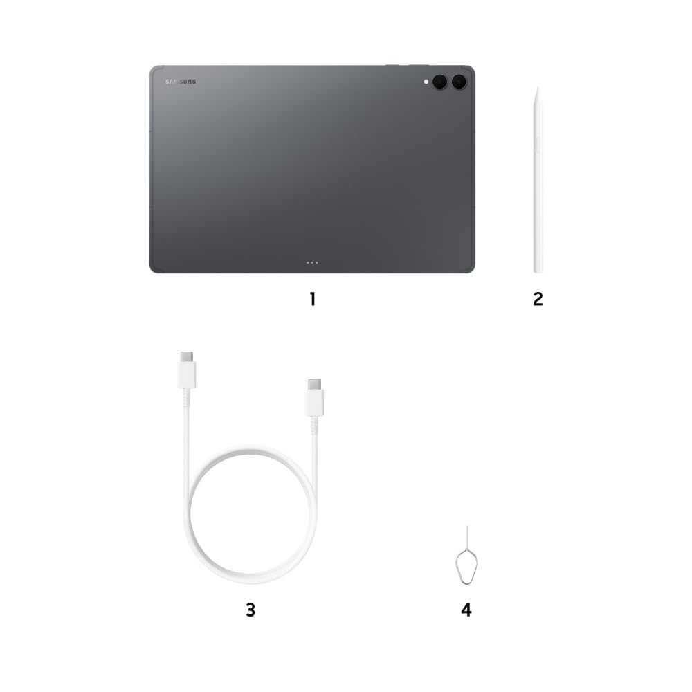 Samsung Galaxy Tab S11 Ultra with AI, S Pen in-Box, 36.9 cm (14.6 inch) Dynamic AMOLED 2X Display, 12 GB RAM, 512 GB Storage, Wi-Fi Tablet, Gray