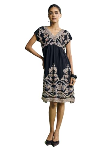 Aarke Ritu Kumar Black Rosete Short Dress