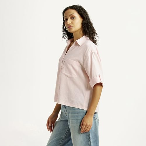 Levi's Women's Solid Regular Fit Shirt