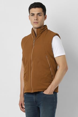 Van Heusen Men's A-Line Coat (VFJKAGLFT55105_Brown
