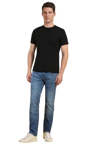 Allen Solly Men's Regular Jeans (ALDNACLFT00278_Blue