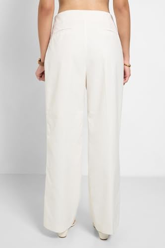 Annabelle by Pantaloons Women's Trousers Antique White