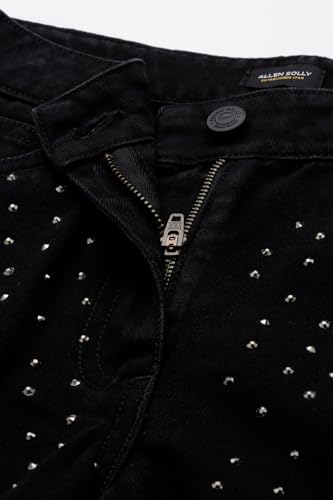 Allen Solly Girls Black Regular Fit Jeans