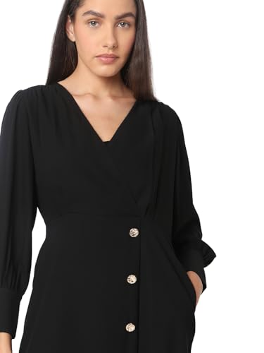 VERO MODA Women Black Fit and Flare Dress