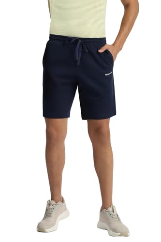 Reebok RE Classic Lifestyle Shorts | Men's Blue Shorts | Cotton Blend Athleisure Shorts