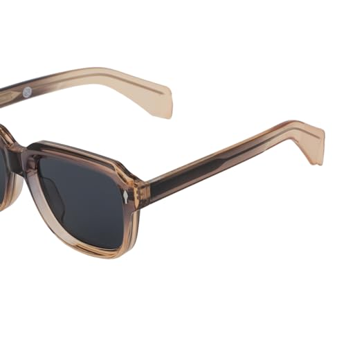 Carlton London Brown Toned with Polycarbonate UV Protected Lens Rectangle Sunglass for women