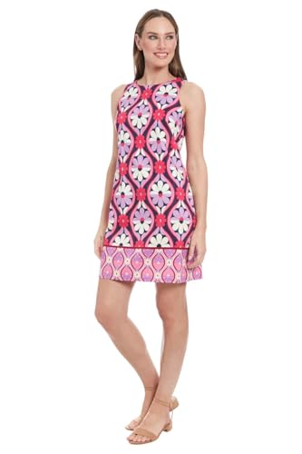 Attire Empire Floral Print Bodycon Pink Mini Dress