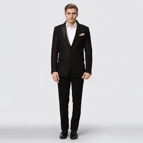 Raymond Ethnix Mens Black Two-Piece Suit