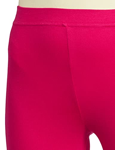 MAX Women's Regular Fit Cotton Leggings (NOOSAL21FUFUCHSIA_Fuchsia_XXL_Fuchsia_2XL)