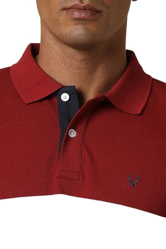 Allen Solly Men Multi Patterned Polo Neck T-Shirt