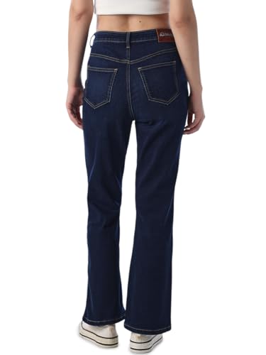 ONLY Women Solid Flared Fit High-Rise Blue Jeans