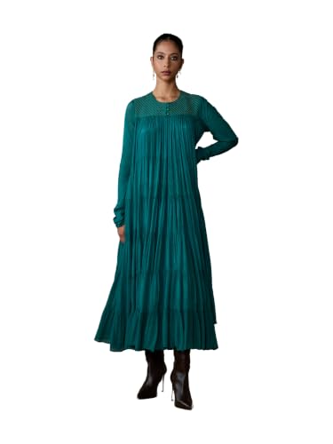 Ritu Kumar Ahram Teal Long Dress