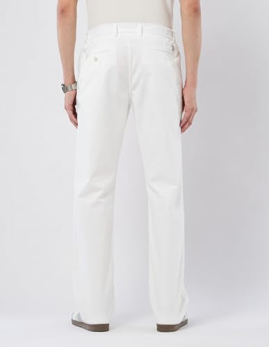U.S.Polo ASSN. Men's Straight Casual Pants (USTRO046R_White