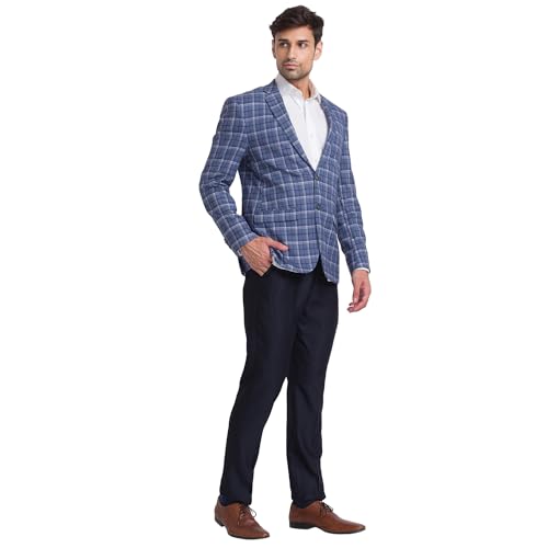 Park Avenue Men's Wrap Coat (PMJP02869-B7_Dark Blue